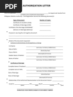 Authorization Letter Template