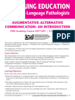 Ot 1501 Aac Intro Course PDF