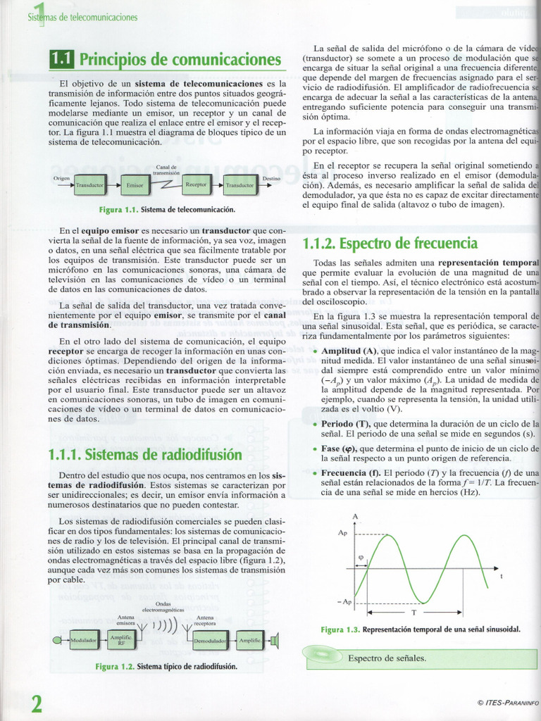 Tema2 - Sistemas de Telecomunicaciones | PDF