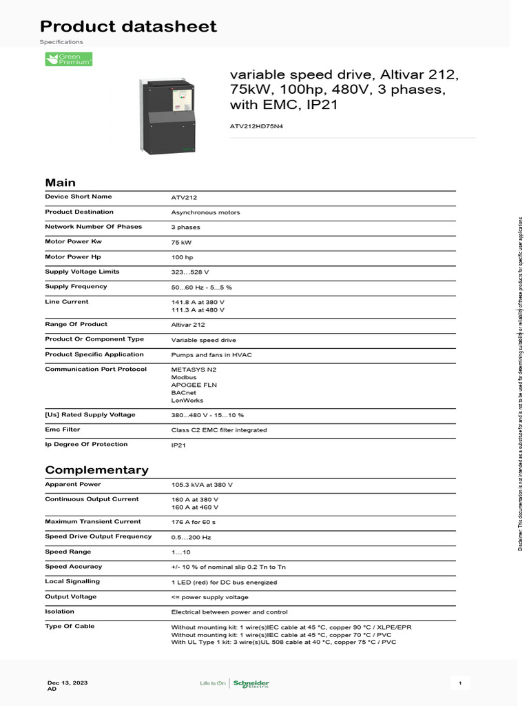 Schneider electric altivar 212 atv212hd75n4 pdf electric motor