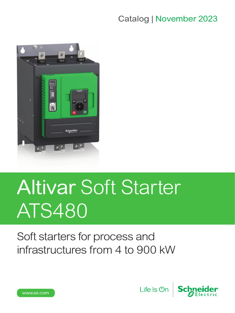 Catalog Altivar Soft Starter ATS480 | PDF | Electric Motor | Life Cycle ...