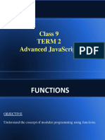 Class 9-Term 2-Advanced Javascript-Functions
