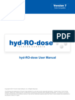 Hyd RO Dose User Manual