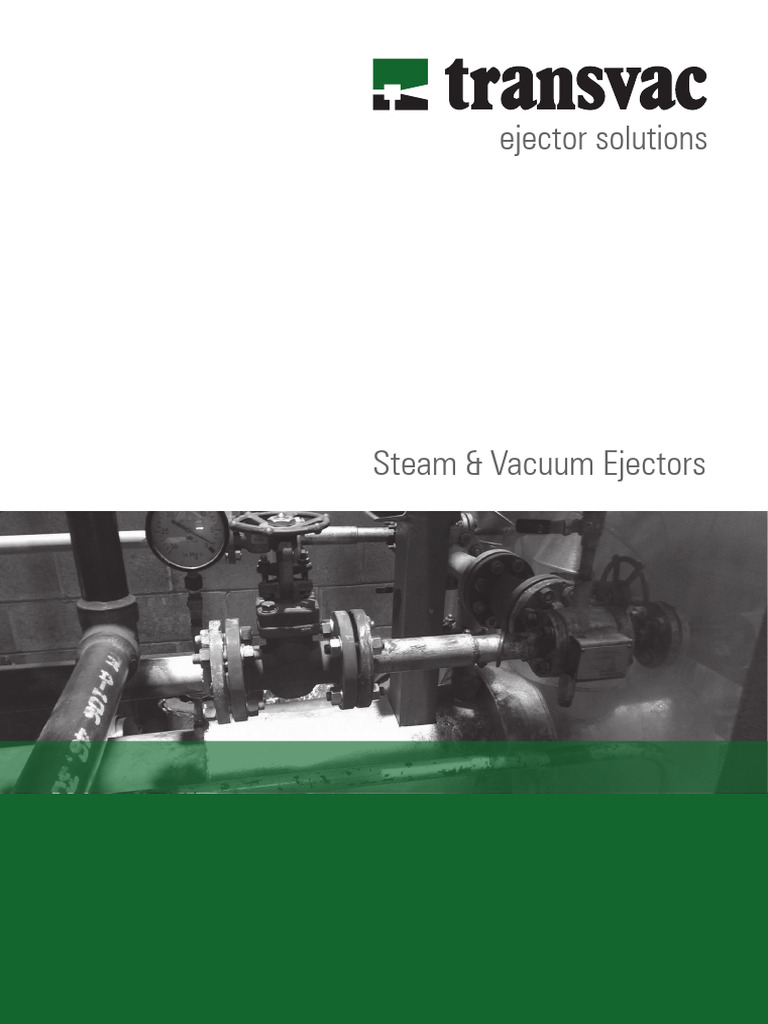 Steam Vacuum Ejectors PDF Vacuum Pump