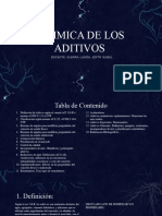 Quimica de Los Aditivos