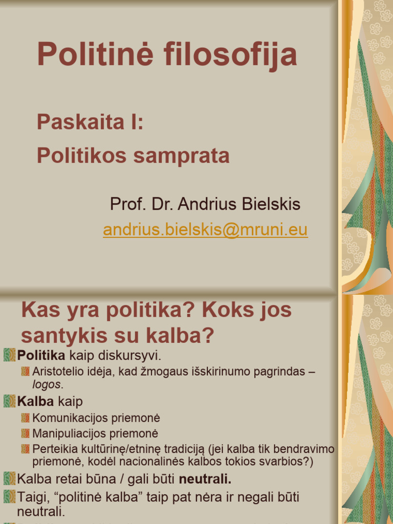 Paskaita I | PDF