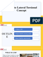 Fin Plate Lateral Torsional Concept