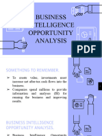 Business Intelligence Opportunity Analysis