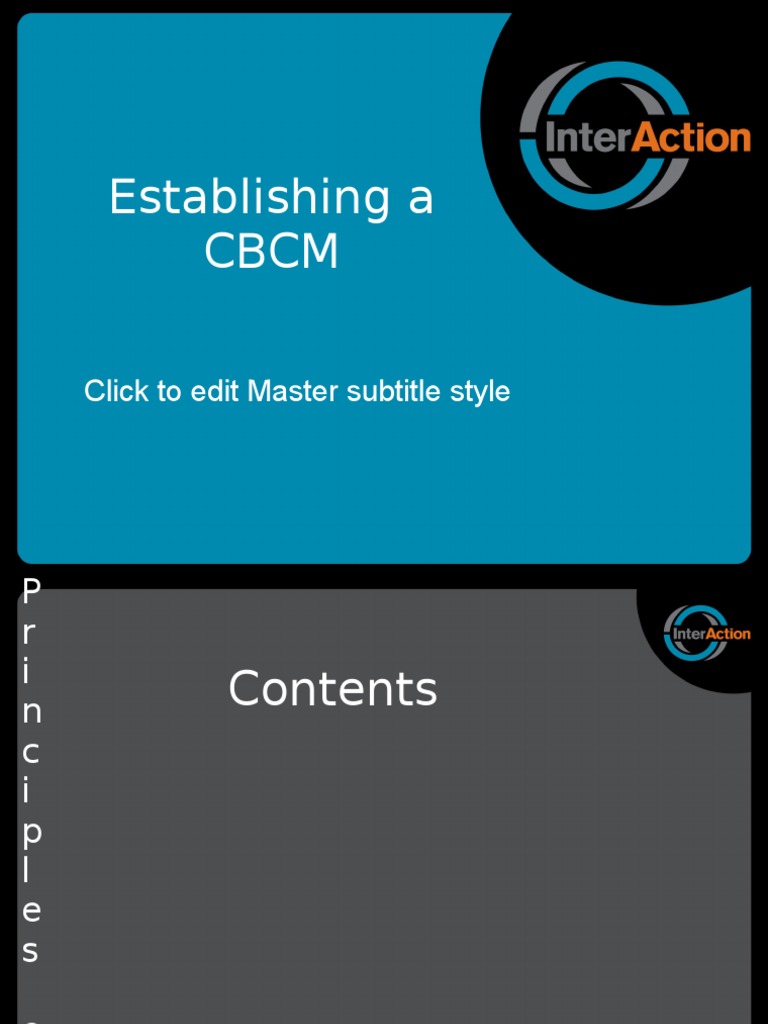 Principles for Effective CBCM Implementation | PDF | Business | Wellness