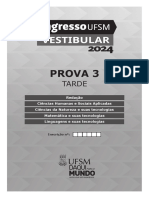 Vestibular Prova 3 Ufsm 2024