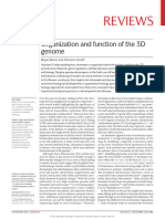 Reviews: Organization and Function of The 3D Genome