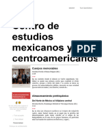 4-Centre D Études Mexicaines Et Centraméricaines