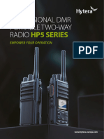 HP5 Series Professional DMR Portable Radio Brochure