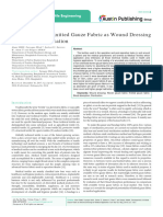 Development of Knitted Gauze Fabric As Wound Dressing For Medical Application