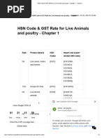 HSN Codes & GST Rates for Plants and Flowers | PDF | Plants | Organisms