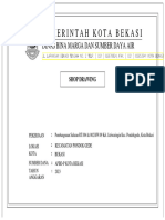 GBR Pembangunan Saluran RT.004 002 RW.09 Kel. Jatiwaringin Kec. Pondokgede Kota Bekasi