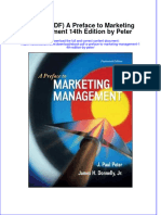 Full Download Ebook PDF A Preface To Marketing Management 14th Edition by Peter PDF