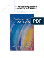 Full Download Ebook PDF A Practical Approach To Trauma Empowering Interventions PDF