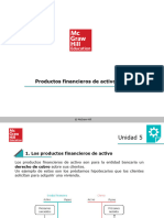 Unidad 05 - Los Productos Financieros de Activo