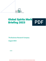 Global Spirits Market Briefing 2023 Including - Whiskey Vodka Rum Tequila Gin Other Spirits