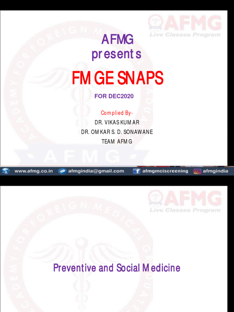 Afmg Snaps 1 | PDF | Wellness