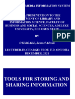 Tools For Storing and Sharing Multimedia