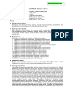 Contoh Kontrak Perkuliahan Evaluasi Kinerja RS