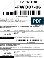 PWO-PWO07-06: Non Cod TOTAL Biaya IDR 11100 Note