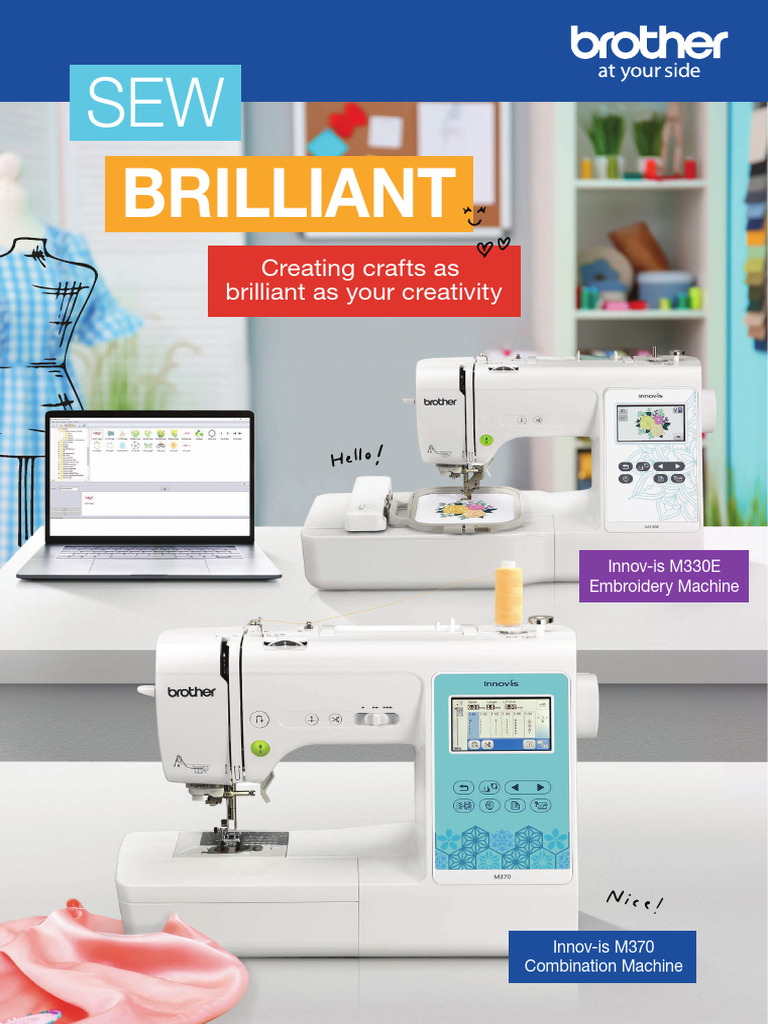 Brother Innov-is M330E Features Overview | PDF | Sewing | Embroidery