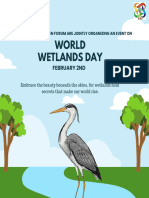 World Wetlands Day Invitation Card