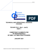 Techop (P-01 - Rev1 - Jan21) All Parts - Competency For DP Professionals - DP Smes - DP Fmea Practitioners
