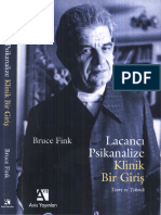 Bruce Fink Lacancı Psikanalize Klinik Bir Giriş Axis Yayınları