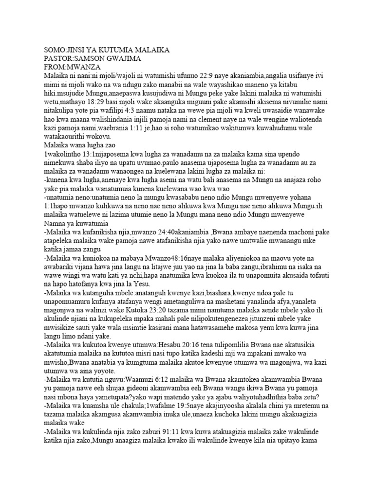 Malaika 2 | PDF