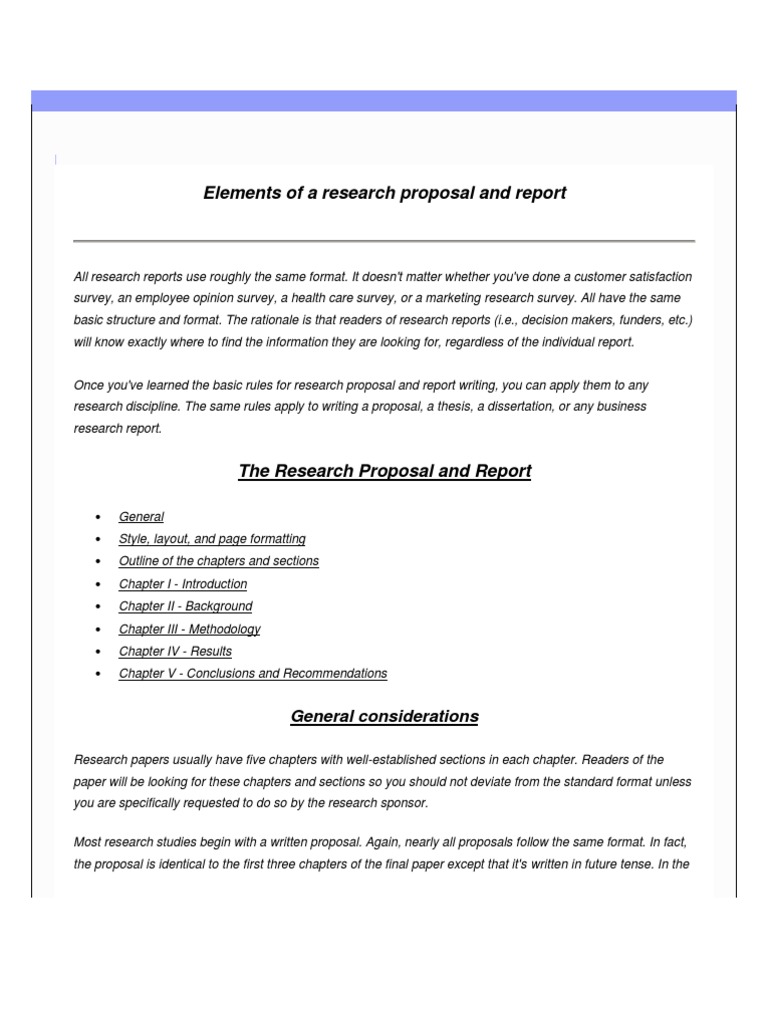 example of survey research proposal