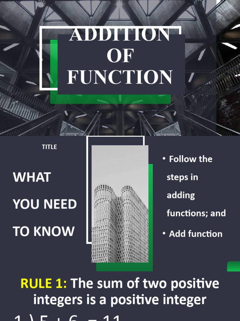 Gen math addition of functions pdf