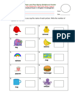 Kinder 2nd Periodical (English) 1