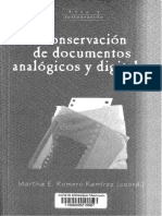 Conservacion Documentos Analogicosy Digitales