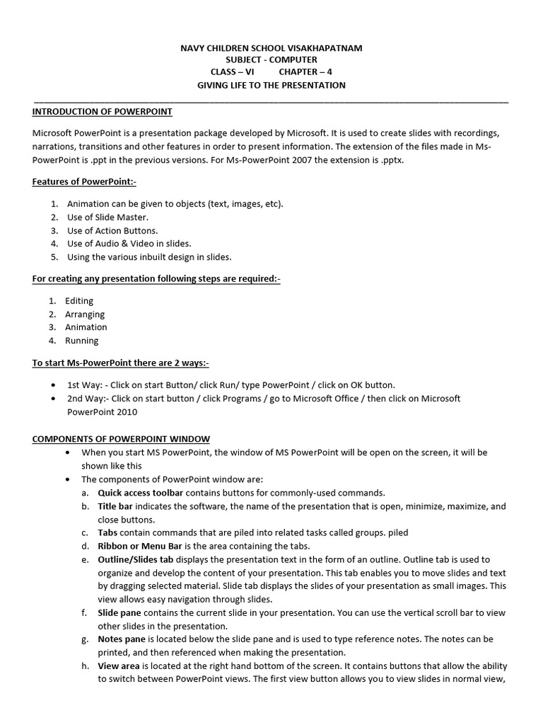 Grade 6 PowerPoint Lesson Plan | PDF | Microsoft Power Point | Window ...
