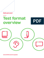 Aptis Advanced Test Format Overview 2023