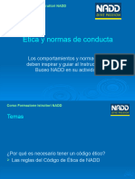 Formación IS NADD - 3 - Éticas y Normas de Comportamiento - RV 2020 (Sin Edición)