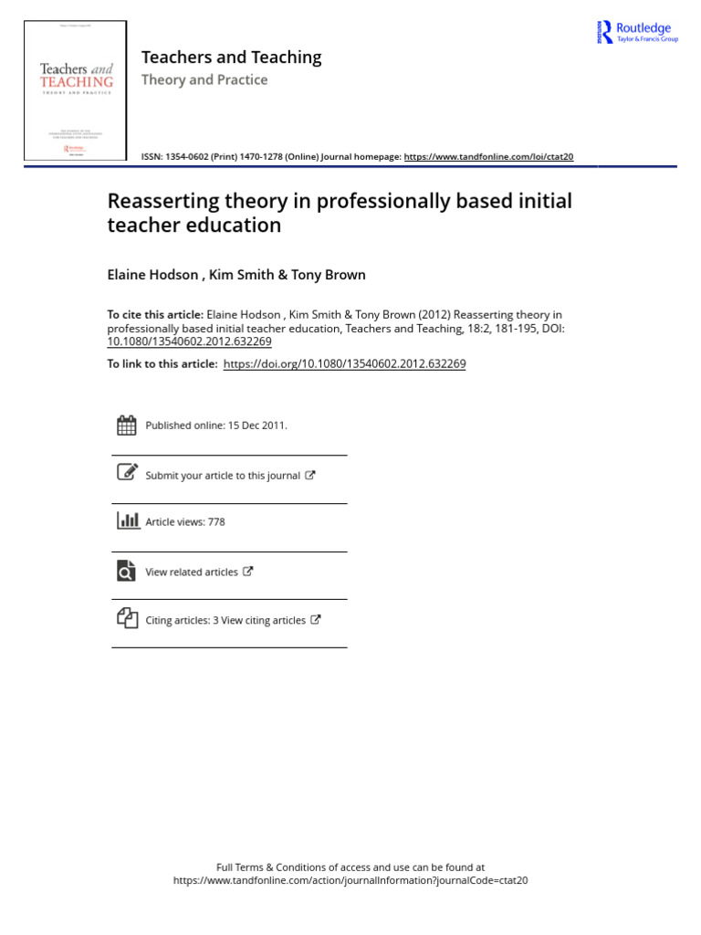 What Is Initial Teacher Education Qualification