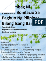 Mga Ambag Ni Andres Bonifacio Sa Pagbuo NG Pilipinas Bilang Isang Bansa