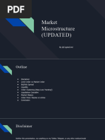 Market Microstructure (UPDATED)