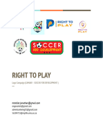 Right To Play: Logo Campaign (Camaay - Soccer For Development)