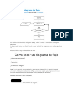 Como Hacer Un Diagrama de Flujo