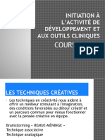 Activité-Techniques Créatives