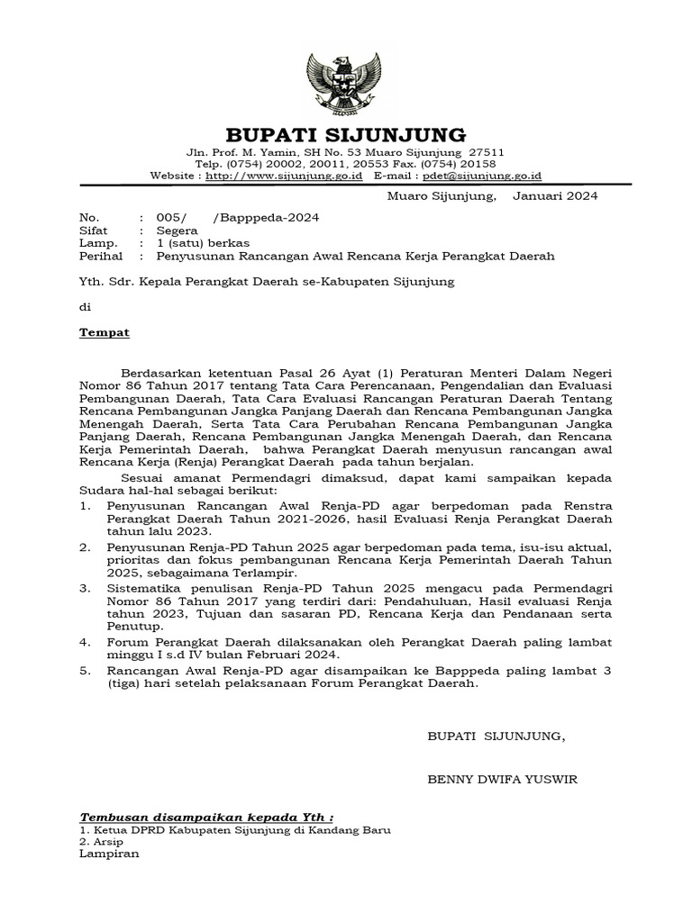 Se Penyusunan Renja 2025 Pdf