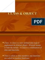 Class & Object