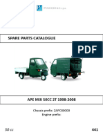 Piaggio Ape Reservedele