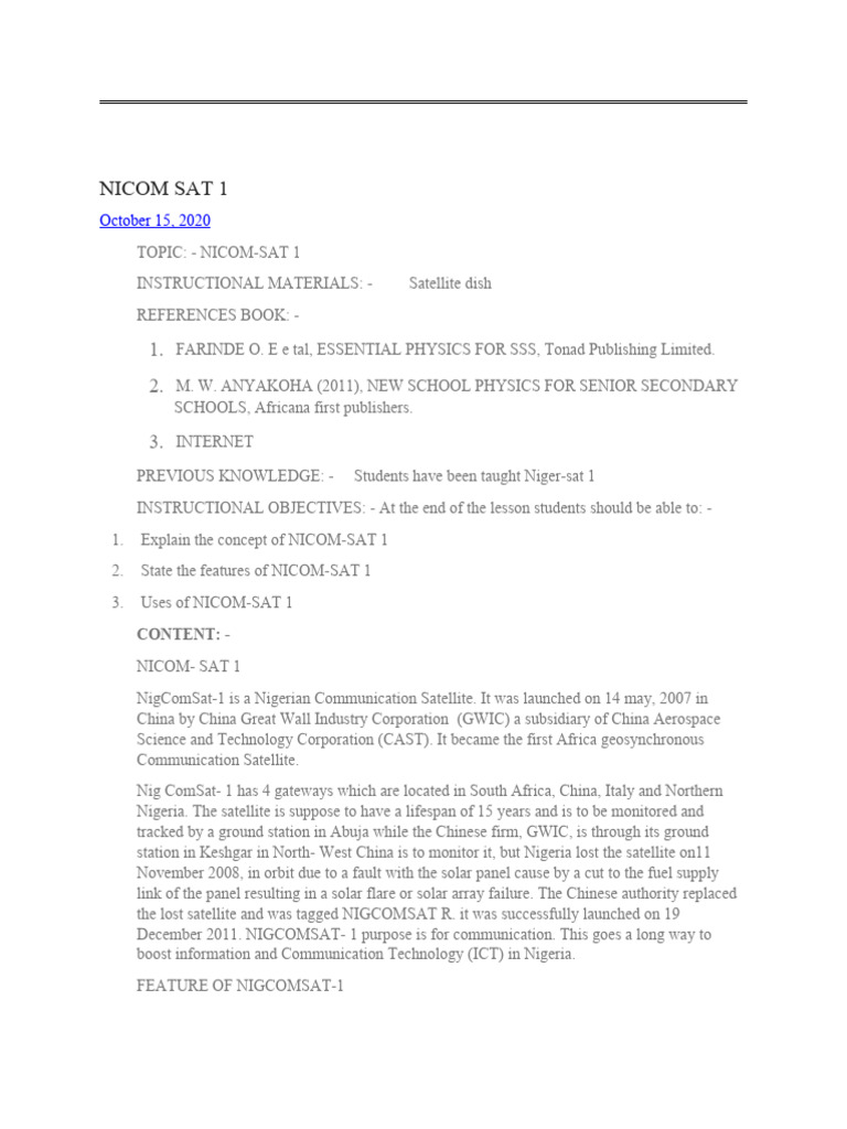 Rocket and Satellite | PDF | Travel | Science & Mathematics